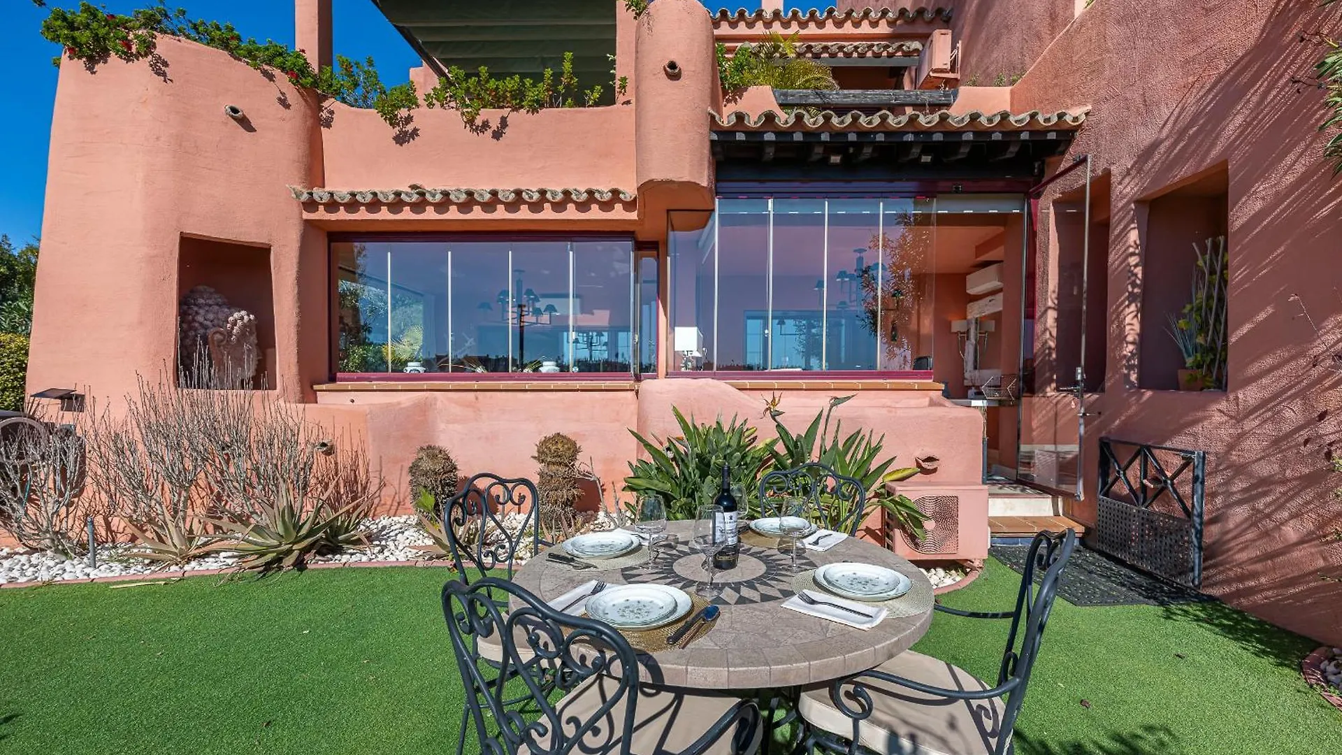 公寓 Marbella Oasis, Pool, Garden, Golf, Tennis, Padel, Gym, Sauna 欧赫恩